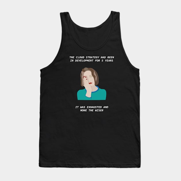 Cloud Transformation Journey Tank Top by Incognito Design